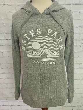Estes Park Colorado Hooded Sweater By Long Rock